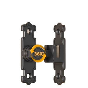 กลอนประตูอลูมิเนียมอัลลอยด์ เลเวส 166 หมุนได้ 360 องศา สำหรับประตูห้องนอนไม้ - Product Image 1