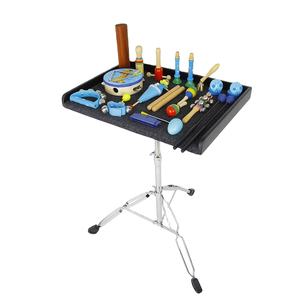 Поднос для музыкальных инструментов Orff, прямоугольный деревянный лоток для перкуссионных инструментов с кронштейном, игровой столик, барабанная стойка для палочек - Product Image 1