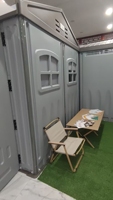 Maisonnette Modulaire Préfabriquée Écologique, Rapide et Portable, en HDPE Imperméable pour Entrepôt Commercial et Cour