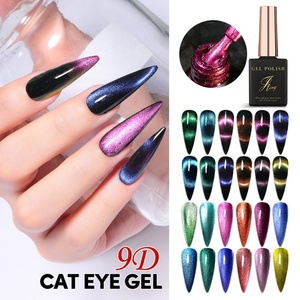 JTING Nouvelle Tendance 12 Couleurs Vernis à Ongles Gel Magnétique Effet Œil de Chat Caméléon 9D Réfléchissant 15ML en Bouteille OEM Marque Privée - Product Image 1