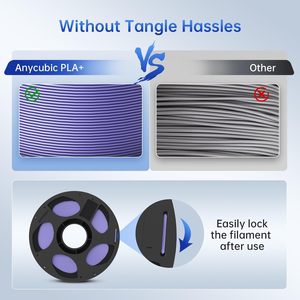 Anycubic <b>Pla</b> Plus 3D Printer Filament 1.75mm Purple 1kg High Toughness Dimensional Accuracy - Product Image 5
