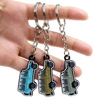 Porte-clés personnalisé en alliage de zinc en forme de voiture, logo de véhicule 2D 3D, porte-clés émaillé, cadeau promotionnel