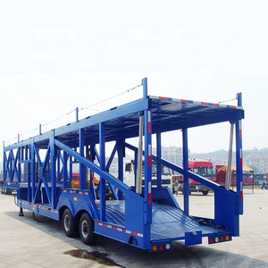 Semi-remorque porte-voitures de haute qualité à 2 essieux, petit camion de transport de voitures à 3 positions, provenant d'un fournisseur chinois - Product Image 4