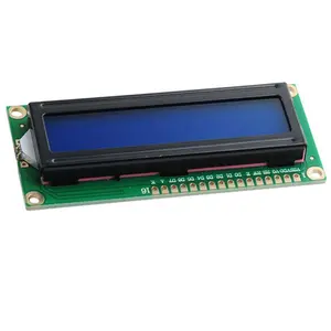 DIYmalls 1602 LCD显示模块5V IIC I2C 16x2点图形蓝色背光白色字符为Arduino