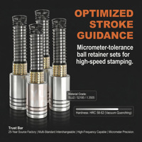 Ensemble de guides de billes de précision SUJ2 52100 ±0,002 mm pour piliers de moule