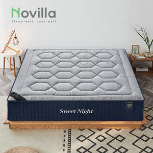 Colchón de Muelles de Látex Moderno Hipoalergénico OEM/ODM para Hotel, Colchón Fino de Espuma Viscoelástica King/Queen para Comprar - Product Image 1