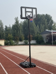 Panier de <span class=keywords><strong>basket</strong></span> portable réglable avec support de panneau arrière en PE et fonction mobile, adapté à une utilisation en extérieur et en intérieur - Product Image 3