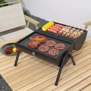 <span class=keywords><strong>Horno</strong></span> de <span class=keywords><strong>barbacoa</strong></span> de pollo portátil moderno para exteriores, <span class=keywords><strong>barbacoa</strong></span> plegable de hierro de acero al carbono sin humo para fiestas para uso doméstico, electricidad - Product Image 3