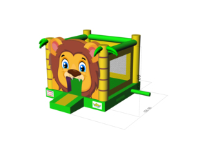Solución Empresarial de Alto Retorno de la Inversión, Castillo Inflable con Temática de <span class=keywords><strong>León</strong></span>, Alquiler Comercial de Castillo Inflable con Tobogán - Product Image 3