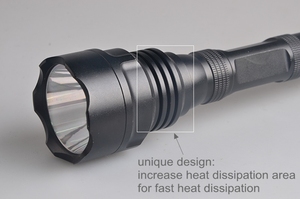 <span class=keywords><strong>Lampe</strong></span> de poche LED très lumineuse <span class=keywords><strong>longue</strong></span> <span class=keywords><strong>portée</strong></span>, lumens, faisceau très Long, <span class=keywords><strong>1</strong></span> <span class=keywords><strong>KM</strong></span>, <span class=keywords><strong>torche</strong></span> de chasse, 4 * AA - Product Image 3