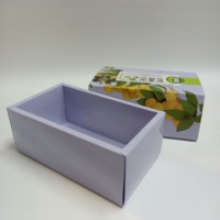 SP934 Hochwertige Geschenkverpackungsbox aus recyceltem Elfenbeinkarton mit Schiebefach für Tee, Süßigkeiten und Schokolade