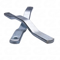 Pièces de rechange de haute qualité pour porte de conteneur maritime, norme ISO, poignée plate en acier de type pressé pour barre de verrouillage de conteneur de marchandises