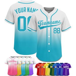 Custom Baseball Jersey Personalized Team Uniform Unisex Moisture Wicking Sublimated Adult Size - Product Image 1