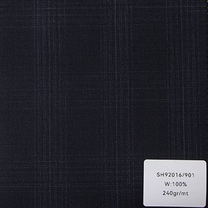 Tissu mélangé sergé interlock laine-polyester 250 g/m² couleurs foncées pour vestes, pulls et costumes homme et garçon - Approvisionnement direct à prix abordable - Product Image 5