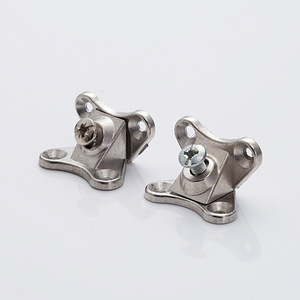 Jfs Butterfly Corner <b>Bracket</b> Zinc Alloy Nickel Plated Easy Installation Furniture Shelf Support Hardware Connector - Product Image 2