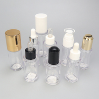 30ml 50ml 60ml 100ml 120ml 150ml bouteille vide en plastique cosmétique Pet flacon rond parfum brume pompe vaporisateur