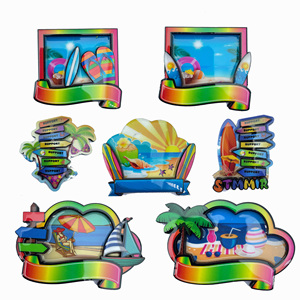 ของที่ระลึกเมืองขายส่ง แม่เหล็กติดตู้เย็นเรซิ่น 3 มิติ แบบกำหนดเอง สำหรับของขวัญสถานที่ท่องเที่ยว - Product Image 4