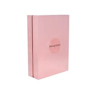 Boîte cadeau rigide personnalisée pour parfum, style livre, avec couvercle rabattable, insert en mousse et fermeture magnétique, estampage or, emballage cadeau de luxe - Product Image 5