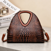 Nouveau sac à main pour femmes, sac à bandoulière tendance, motif crocodile, cuir PU, sac à main, marques célèbres, sac à main de luxe pour femmes