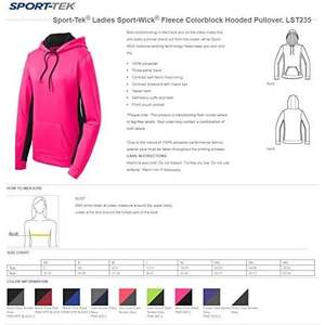 INK STITCH Sweat à capuche polaire Sport-Wick pour femme 9 Colorblock Pull Sweatshirts Motif 3D Style Quotidien Soie Matériel Trou - Product Image 4