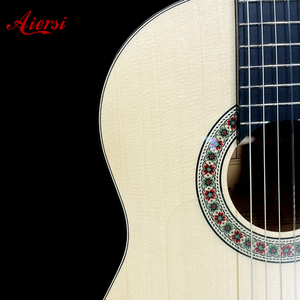 Aiersi All Solid Venta caliente Color natural 39 pulgadas Guitarra flamenca clásica - Product Image 3