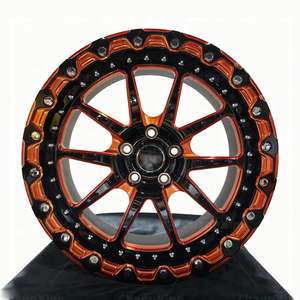 ล้ออัลลอยด์ฟอร์จสั่งทำพิเศษ พร้อมบีดล็อค สีดำเงา ขอบสีเหลือง ขนาด 18x8.5J ET 34 PCD 5x112 CB 57.1 สำหรับ Audi TTRS ปี 2018 - Product Image 2