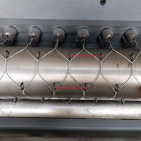 Machine à tresser des gabions horizontaux avec commande PLC, 3 et 5 torsions, fonctionnement facile à une seule touche.