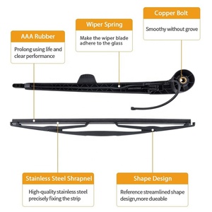 Ensemble de bras et lame d'essuie-glace arrière pour Chevrolet Trailblazer, pour GMC Envoy 2007-2009, pour Buick <span class=keywords><strong>Rainier</strong></span> 2006-2007 - OEM15232653 - Product Image 3