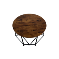 Salon de luxe, 2 pièces, table basse ronde, meubles, plateau en marbre, table d'appoint en métal, table basse moderne