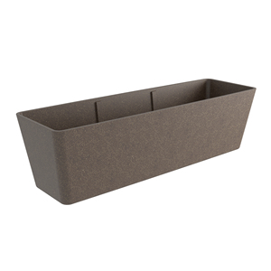 Pioneera Wholesale Plant Fiber Rice Husk Eco friendly Biodegradable Pots For Plants Decorative Window Box Planter