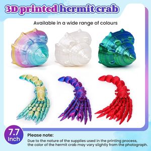 Bán buôn tùy chỉnh có thể tháo rời nhựa 3D in ẩn sĩ cua và động vật khủng long lấy cảm hứng từ đông lạnh dịch vụ OEM - Product Image 4