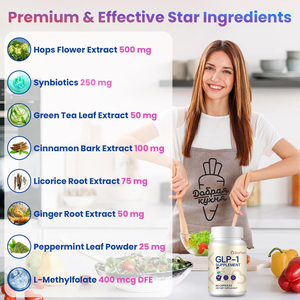 Bioflex Bán Buôn Số Lượng Lớn Tùy Chỉnh Công Thức GLP-1 Viên Nang Chiết Xuất Thảo Dược Bổ Sung Với Màu Xanh Lá Cây Trà Cho Sự Trao đổi Chất Và Tổng thể Sức Khỏe - Product Image 2