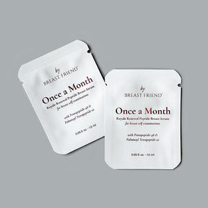 Kundenspezifischer Druck Kleiner Dreiseitig Versiegelter Probenbeutel Flacher <span class=keywords><strong>Sachet</strong></span> für Kosmetik Flüssigkeiten und Pulver Verpackung - Product Image 6