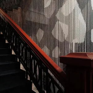 电梯厅楼梯装饰丝网金属挂屏装饰