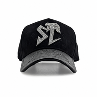 Nouvelle Arrivée Casquettes G5 Gallofinobrand – Casquette de Baseball Sportive avec Logo Métallique Brodé et Strass