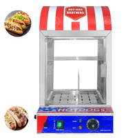 Nouvelle machine à vapeur pour burgers et hot-dogs PSO, en acier inoxydable, commande par bouton-poussoir, facile à utiliser, haute qualité, compatible 110V/220V, garantie 1 an