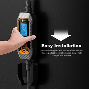 Cargador Portátil para Vehículos Eléctricos Feyree de 11KW, Trifásico, Tipo 2, con Soporte de Pared, 16A, Control por WiFi y Aplicación, Adaptador de Caja de Carga EVSE para Automóviles Eléctricos - Product Image 2