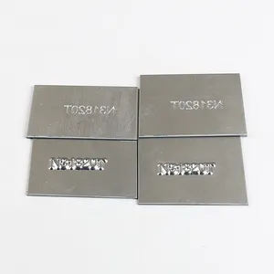 Hot-stamping magnesium offset version three-dimensional relief engraving frosted plate