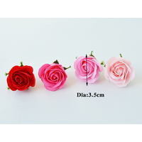 50 pièces/boîte, vente en gros, écologiques, marque SUREMAY, décoration de mariage, cadeau de la Saint-Valentin, têtes de roses en savon, fleurs artificielles, grandes