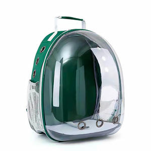 Portable Panoramic Transparent Cat Dog Bag Linen Anti-Slip Removable Washable Lightweight Breathable Shoulder Strap <b>Pet</b> Supplies - Product Image 5