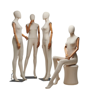 Maniquí de pie realista al por mayor de fábrica, maniquí con brazos de madera para <span class=keywords><strong>hombre</strong></span>, maniquí de <span class=keywords><strong>cuerpo</strong></span> <span class=keywords><strong>entero</strong></span> de lino para <span class=keywords><strong>hombre</strong></span>, <span class=keywords><strong>cuerpo</strong></span> completo - Product Image 1