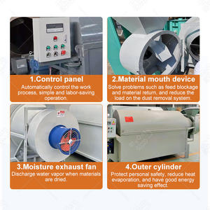 <span class=keywords><strong>MY</strong></span> Séchoir rotatif à tambour solaire en grains de riz et de café industriel de <span class=keywords><strong>1</strong></span> tonne par heure Séchoir à rouleaux pour fumier et sciure de bois - Product Image 3