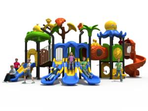 Équipement de jeu extérieur pour enfants de haute qualité, populaire, grand toboggan, équipement de jeu extérieur pas cher pour la <span class=keywords><strong>maternelle</strong></span> - Product Image 1