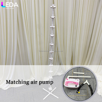 Columnas de Globos Inflables Automáticas de Alta Calidad LEDA, Arcos de Globos, Decoraciones para Fondos de Bodas y Banquetes