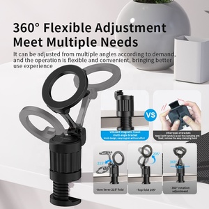Soporte magnético portátil pequeño para teléfono móvil, plegable, ajustable en altura, giratorio de 360 grados, soporte magnético para teléfono móvil - Product Image 2
