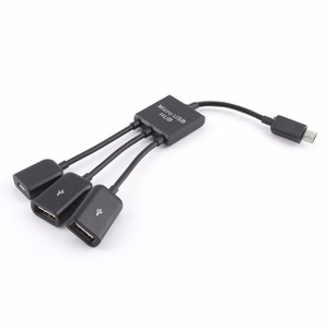 Adaptador Divisor de Cable <span class=keywords><strong>Hub</strong></span> de Carga Micro USB OTG de 3/4 Puertos para Teléfono Inteligente, Computadora, Tableta y <span class=keywords><strong>PC</strong></span> - Product Image 4