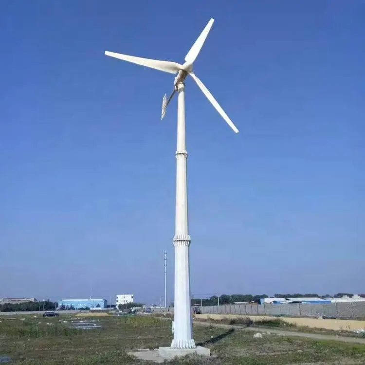 Sıcak satış 10kw rüzgar türbini fiyat/konut rüzgar enerjisi fiyat/çiftlik için 10000 watt rüzgar jeneratörü