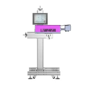 Machine de marquage d'impression de code de lot de date d'expiration de production d'imprimante à jet d'encre de laser pour la bouteille en plastique de cosmétiques