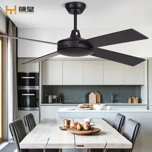42/44/48/52 inch Wood/Metal Engineering Project DC 4 blades Indoor Remote Control Ceiling Fans