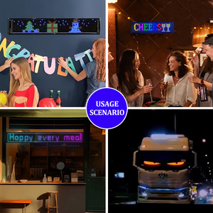 Tùy chỉnh app-lập trình Led Xe Đăng board USB 5V di chuyển tin nhắn ánh sáng ma trận pixel Bảng điều chỉnh cho trang trí văn phòng kỹ thuật số - Product Image 6